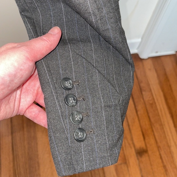 The Limited Gray Pinstripe Suit Jacket - Picture 8 of 16